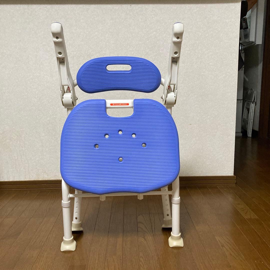 【未使用】◆Panasonic ユクリア シャワーチェア　ブルー折り畳み可能