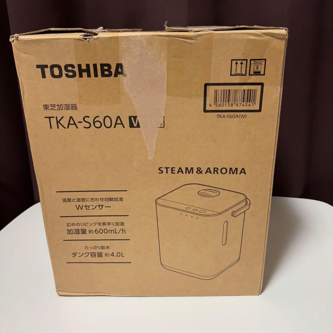 美品 東芝加湿器(ヒーター加熱式) TKA-S60A 2022年製 通電ok
