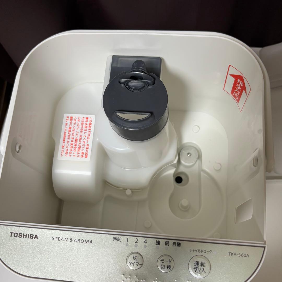 美品 東芝加湿器(ヒーター加熱式) TKA-S60A 2022年製 通電ok