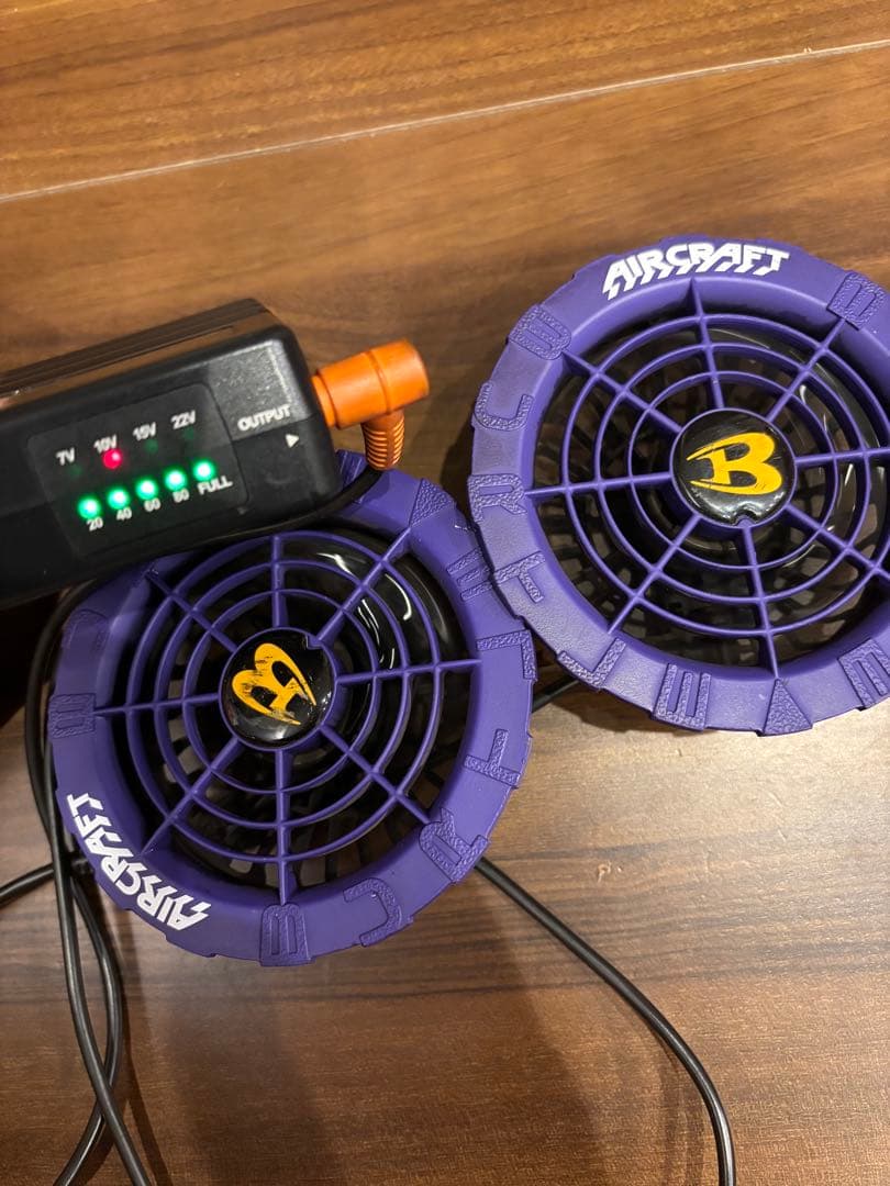 22V バートル エアークラフト BURTLE 空調服 ファン　バッテリーセット