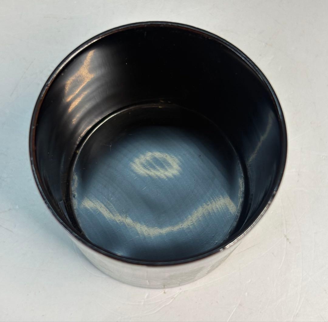 ★中古品★茶道具　中嶋宗峰造　白糸草蒔絵　松溜金輪寺