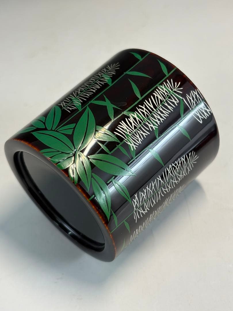 ★中古品★茶道具　中嶋宗峰造　白糸草蒔絵　松溜金輪寺