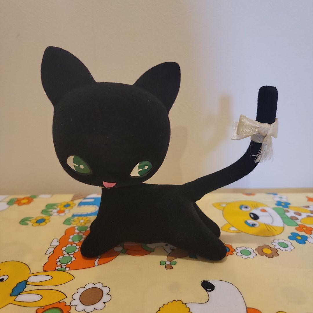 内藤ルネ　黒猫　首振り人形