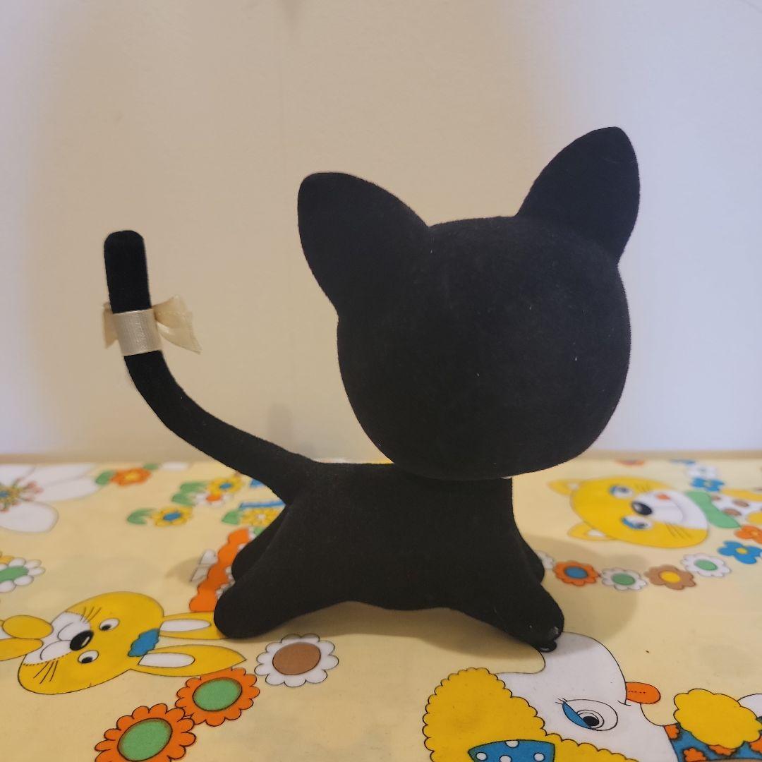 内藤ルネ　黒猫　首振り人形
