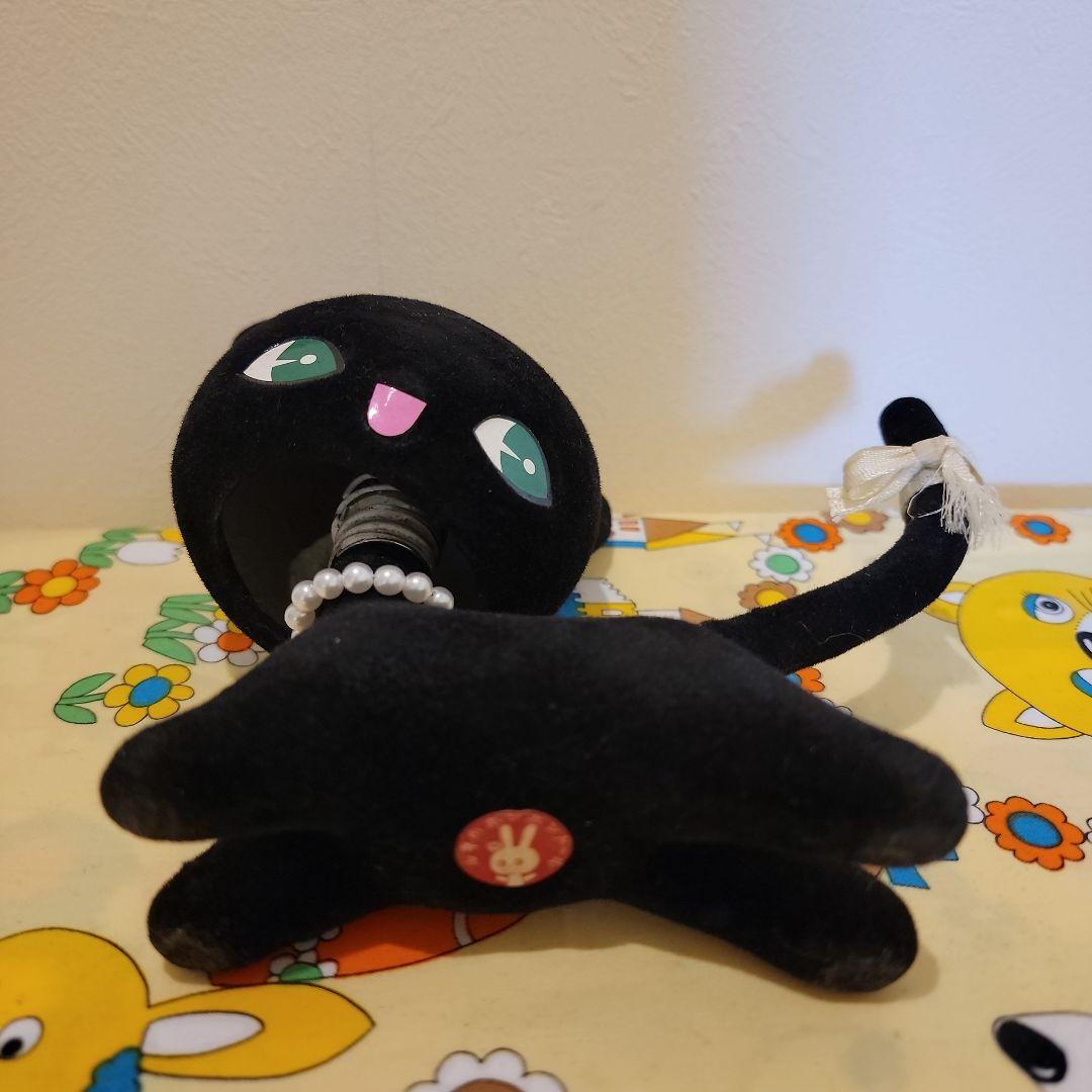 内藤ルネ　黒猫　首振り人形