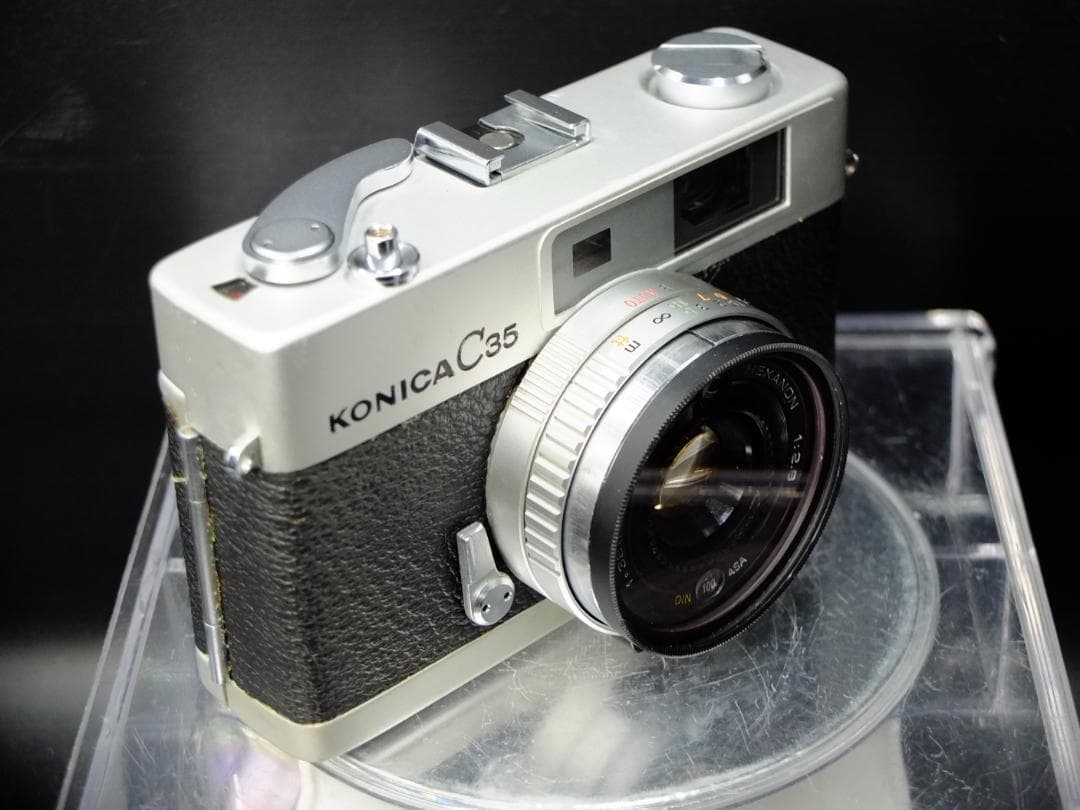 コニカC35／ヘキサノン38mmf2.8付【実写確認済整備品】