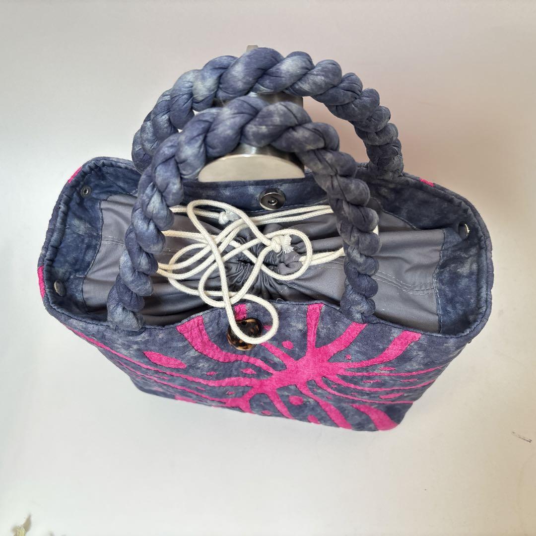 【Southern Forest】スタンダードバッグ ハワイアンキルトモンステラ
