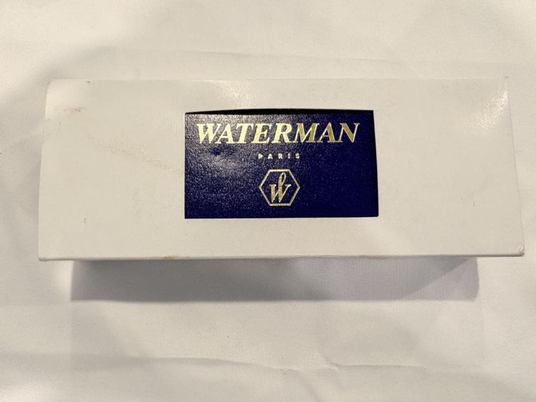 【美品】WATERMAN ツイスト式ボールペン エキスパートグリーンCT