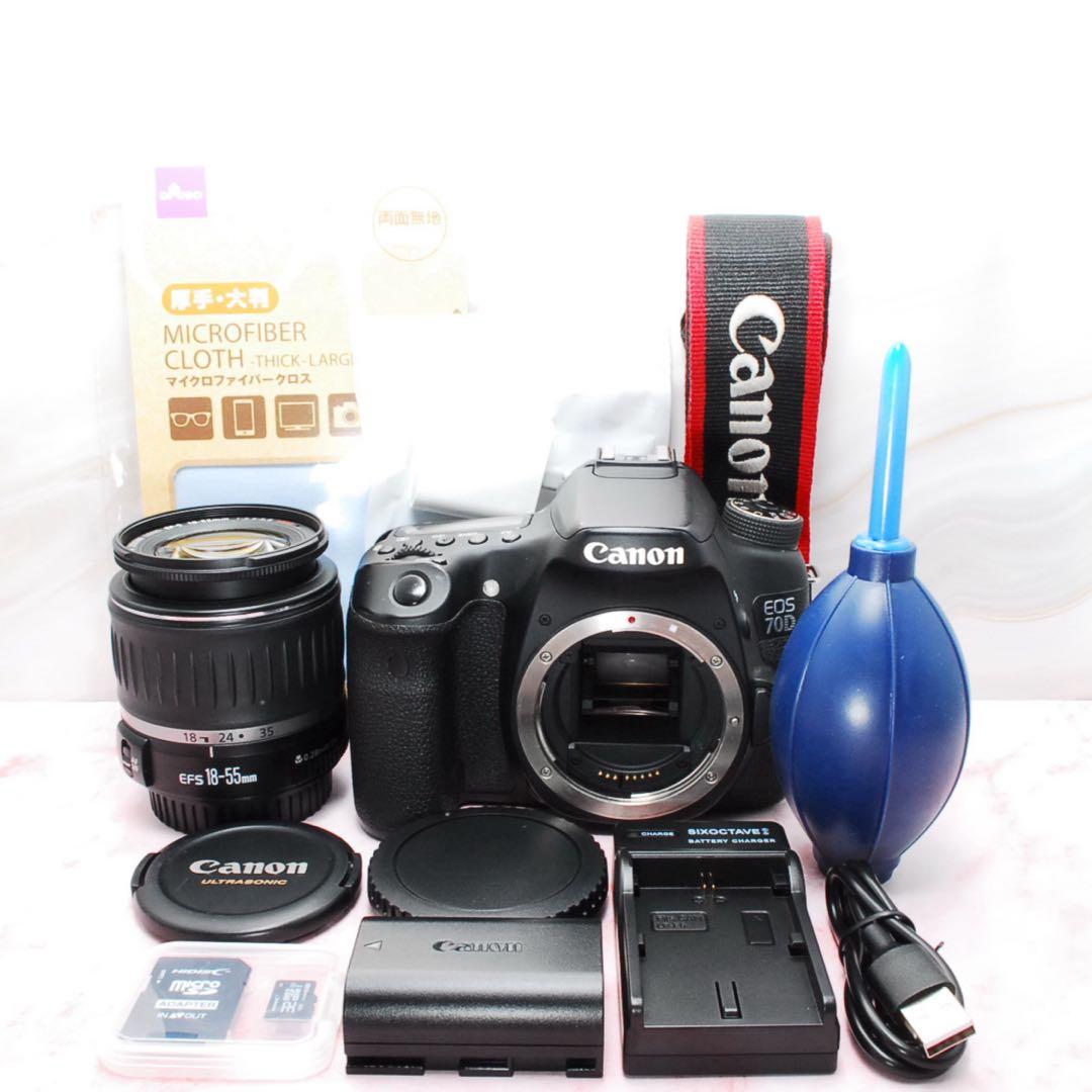 超高画質✨Canon EOS 70D★一眼レフカメラ★スマホ転送OK