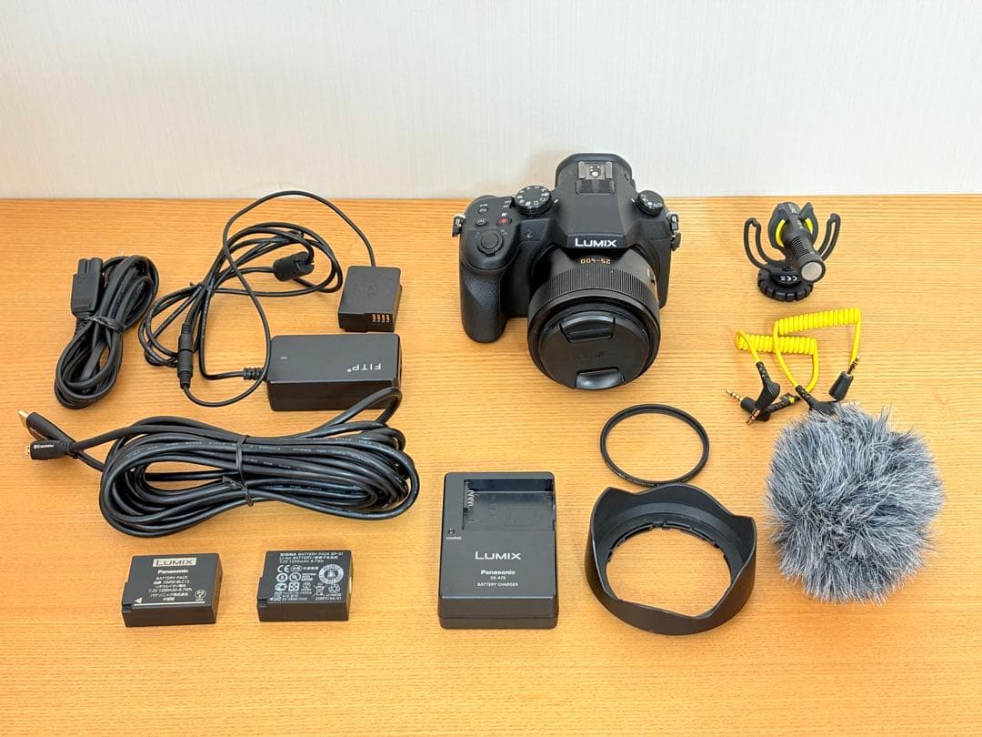 30分録画制限解除 DMC-FZ1000 外付マイク、ACアダプター付