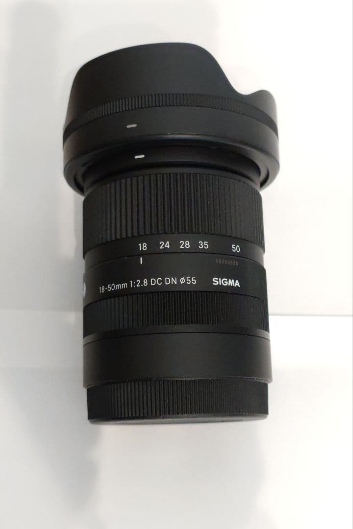 プロテクタ付! SIGMA 18-50mm F2.8 DC DN (Eマウント)