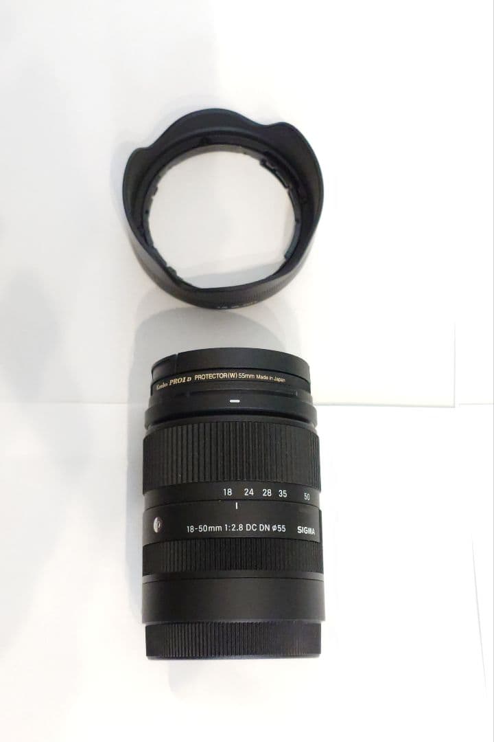プロテクタ付! SIGMA 18-50mm F2.8 DC DN (Eマウント)