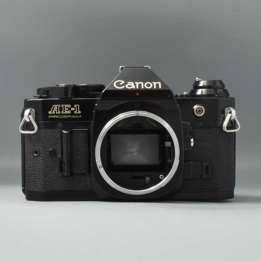 整備済 Canon AE-1 Program 黒 NFD レンズ3本 付属品5点