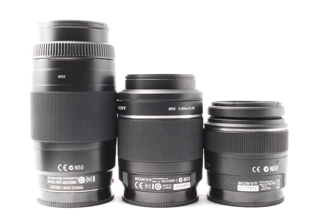 即購入で¥1000OFF❤️SONY α65 ✨トリプルレンズセット 超高画質