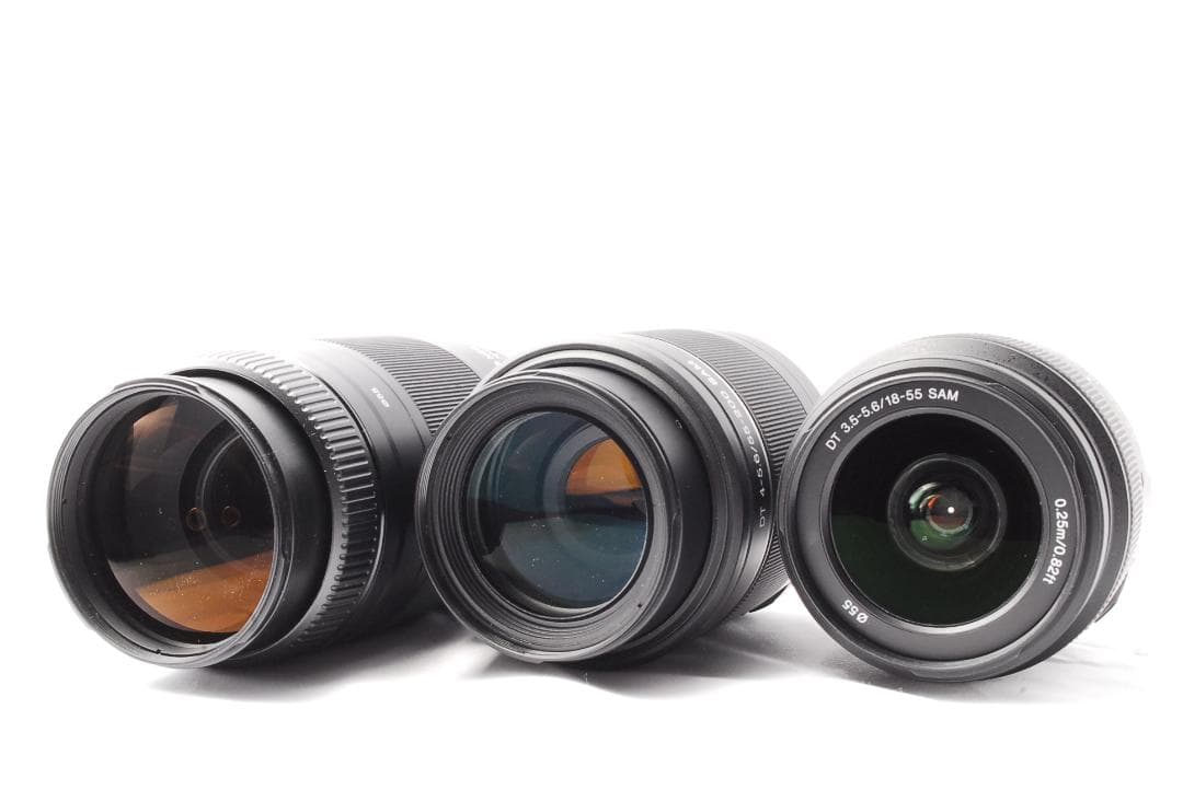 即購入で¥1000OFF❤️SONY α65 ✨トリプルレンズセット 超高画質
