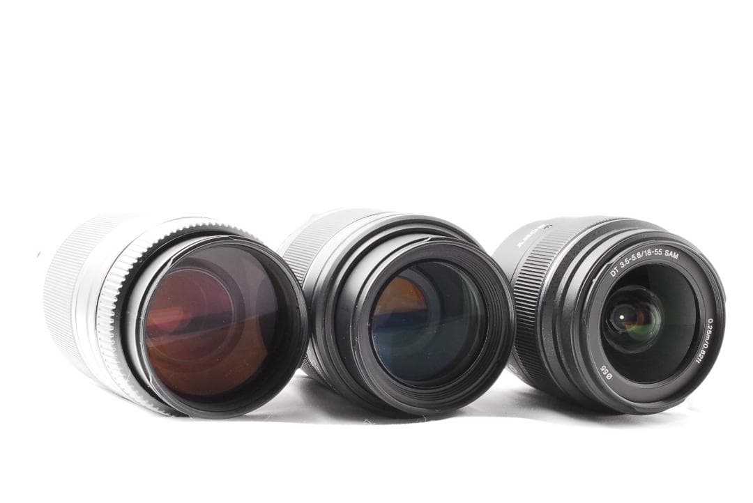 即購入で¥1000OFF❤️SONY α65 ✨トリプルレンズセット 超高画質