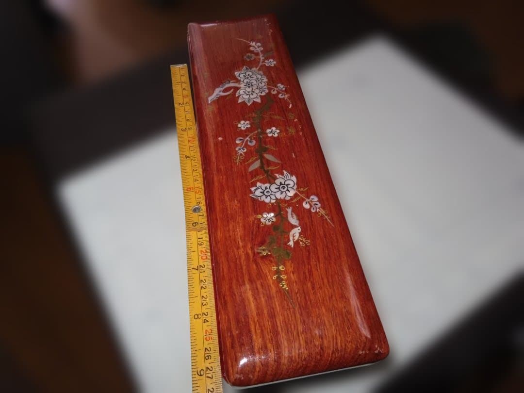 箸入れ　箸　箸置き　10セット　螺鈿　中国　漆　美術　漆器　螺鈿細工　2