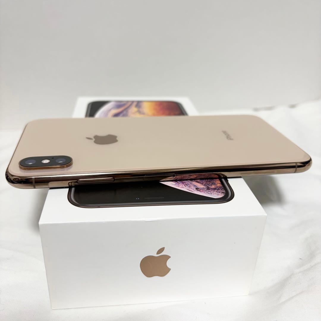 iPhone Xs Max 256GB ゴールド 本体 箱付 美品 SIMフリー