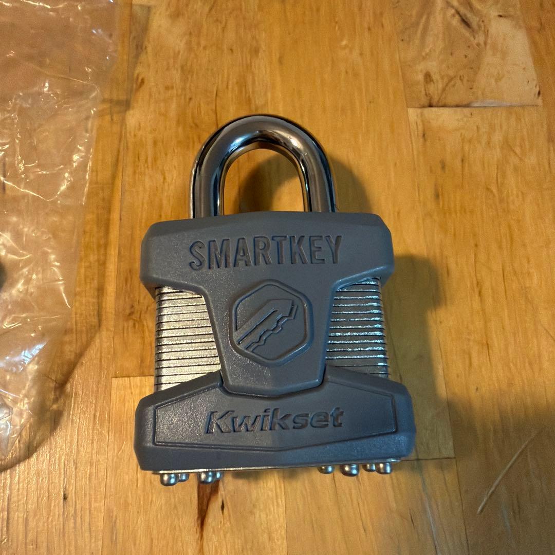 Kwikset 南京錠 鍵2本付き