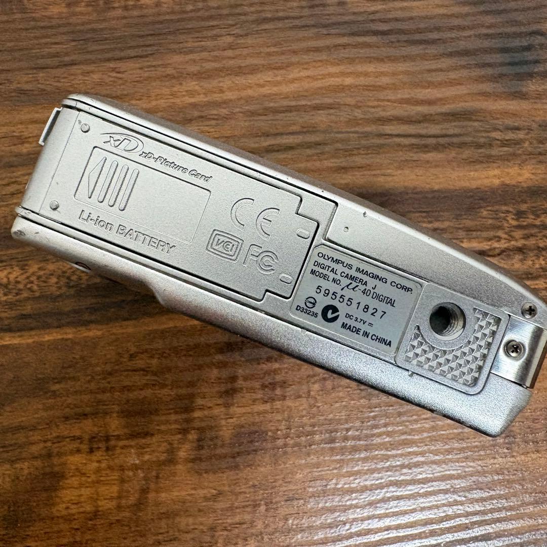 OLYMPUS μ-40 digital コンデジ CCD 動作品