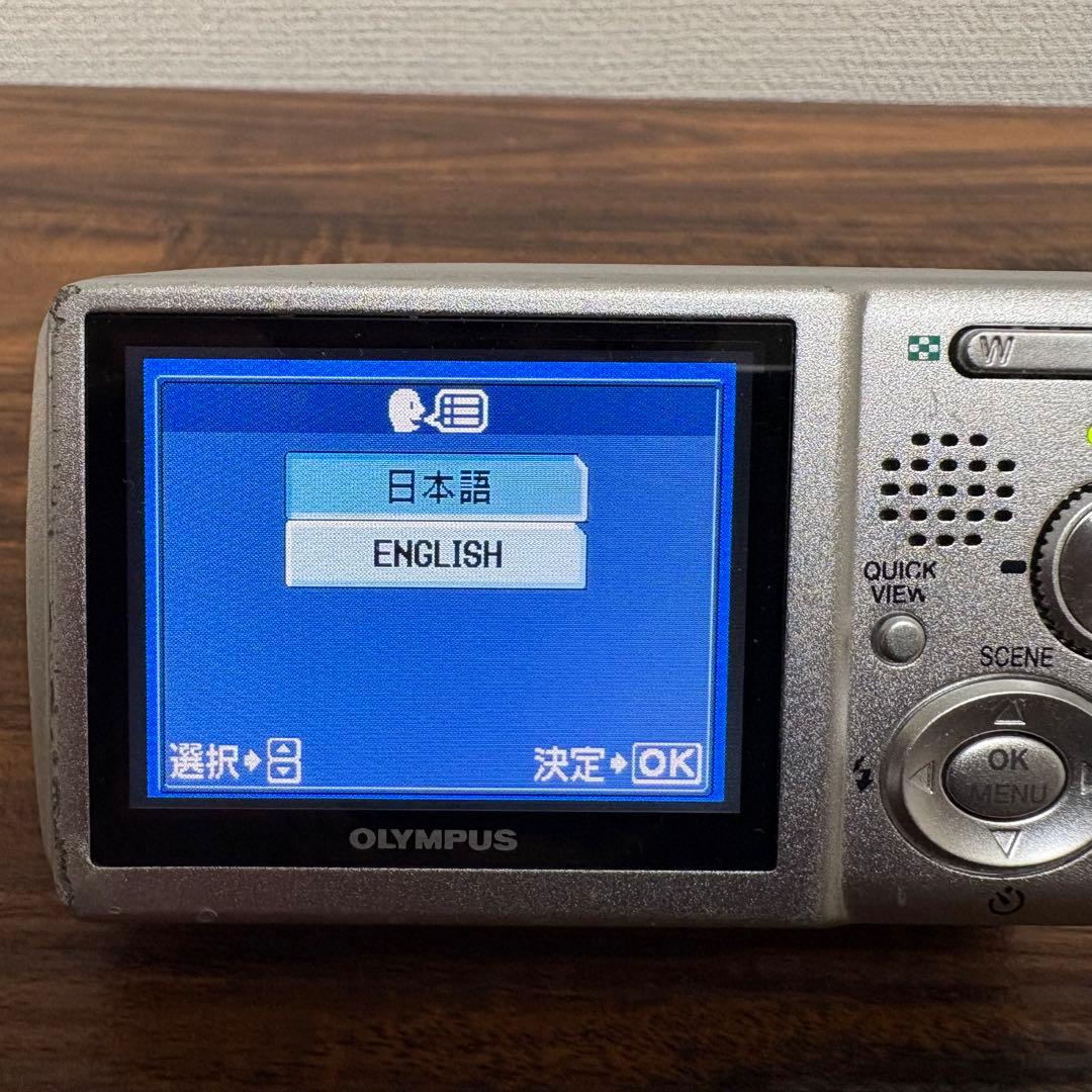 OLYMPUS μ-40 digital コンデジ CCD 動作品