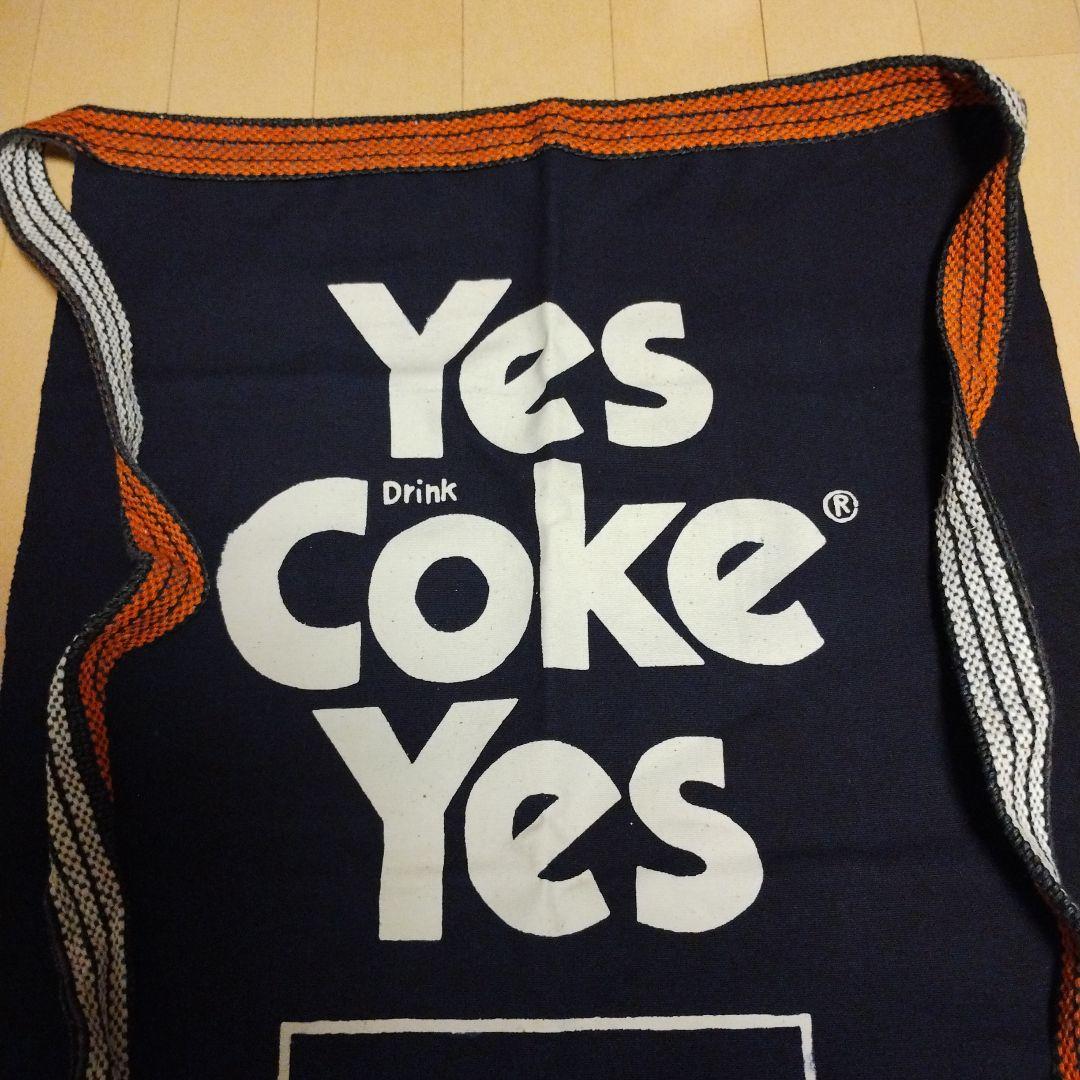 珍品/昭和レトロ！古いコカ・コーラの前掛け/Yes Coke Yes！