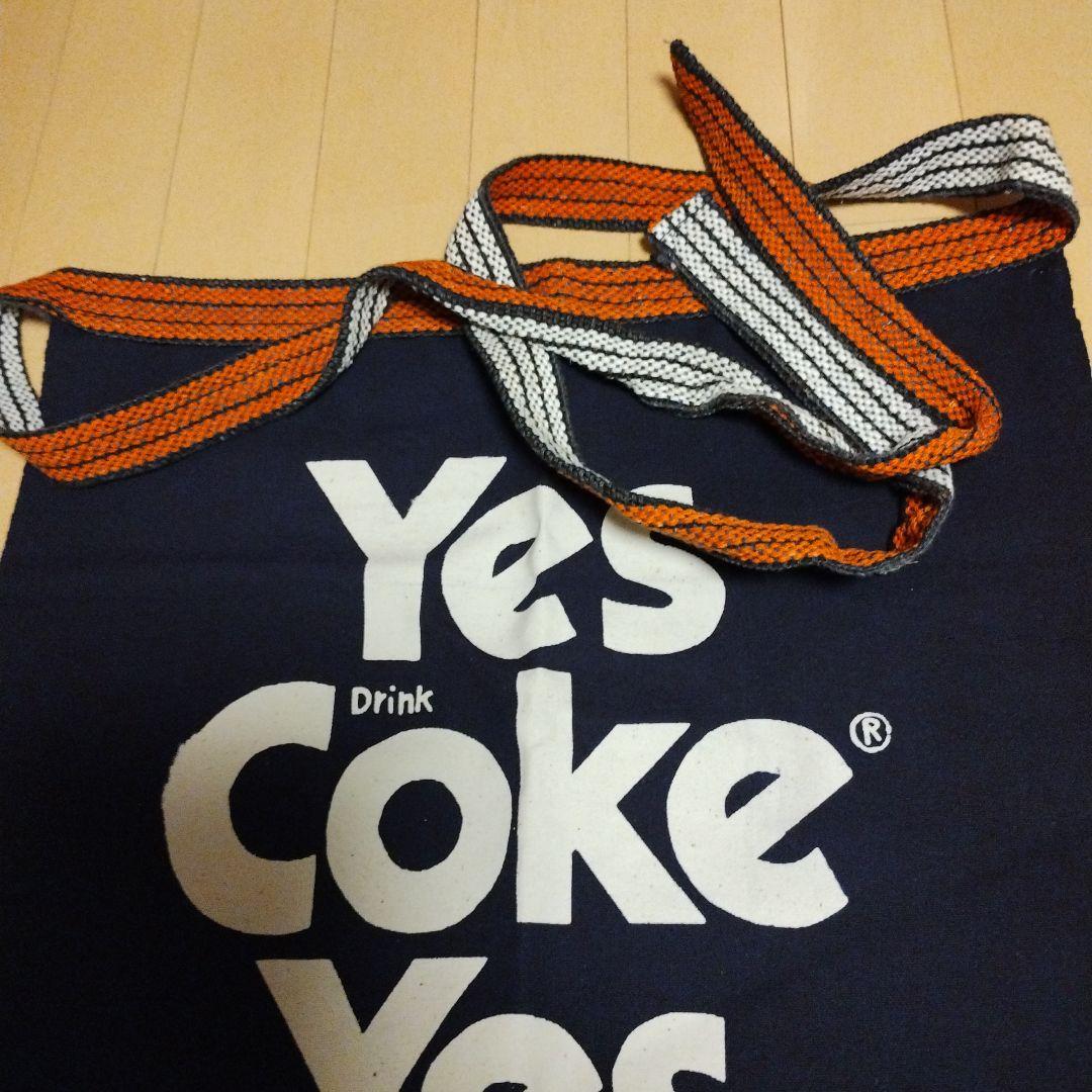 珍品/昭和レトロ！古いコカ・コーラの前掛け/Yes Coke Yes！