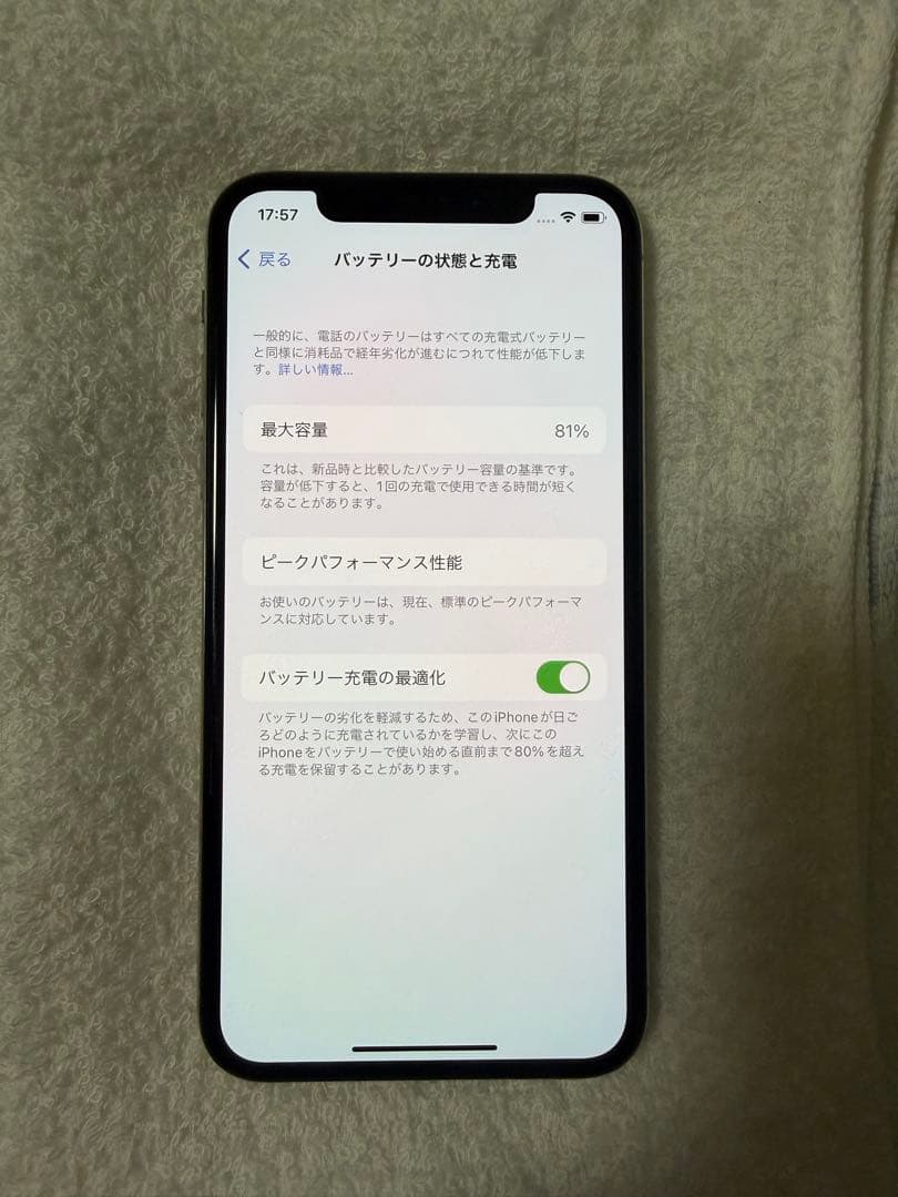 iPhone X (付属品全セット付)