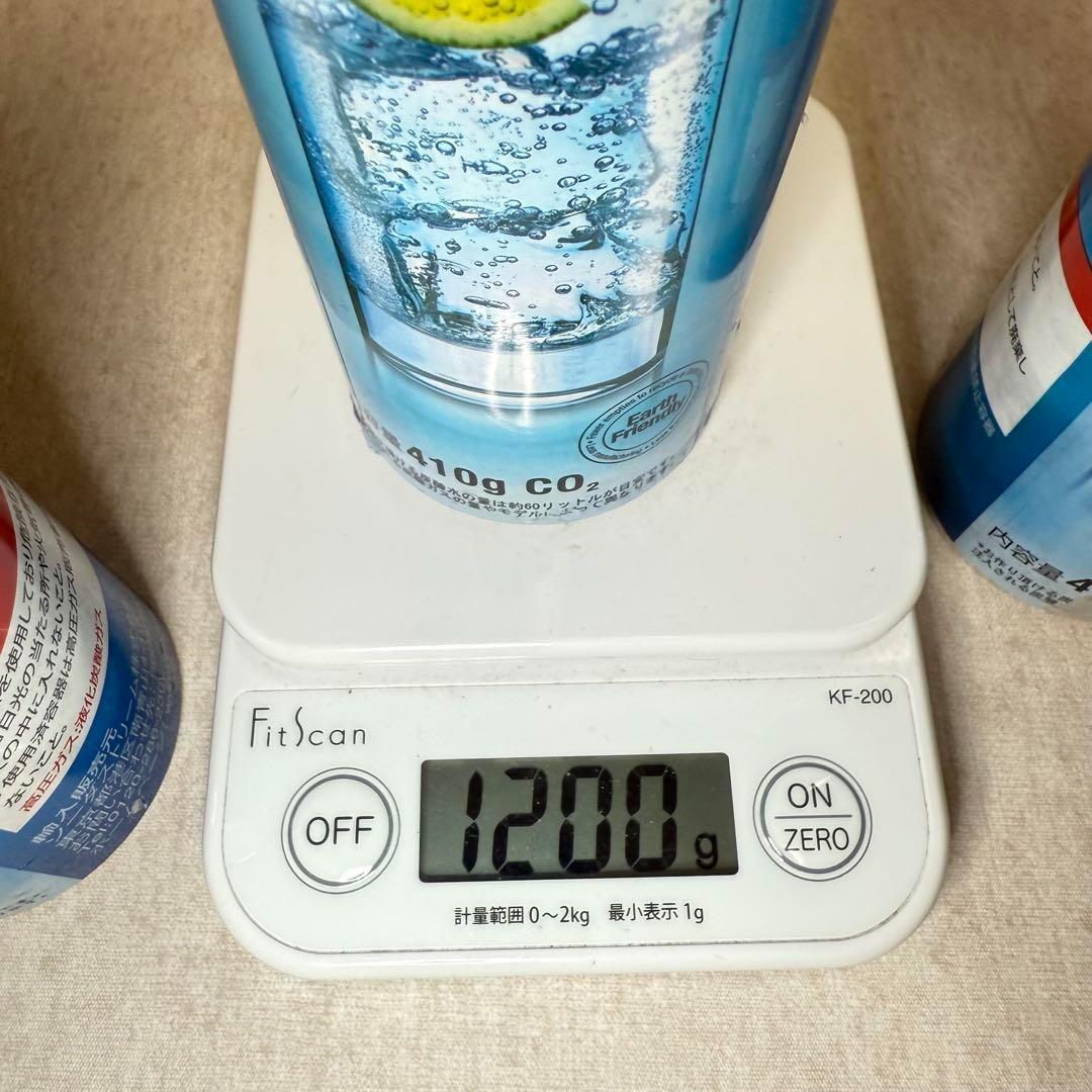 13_59799_限定セール！ソーダストリームガスシリンダー　満タン3本