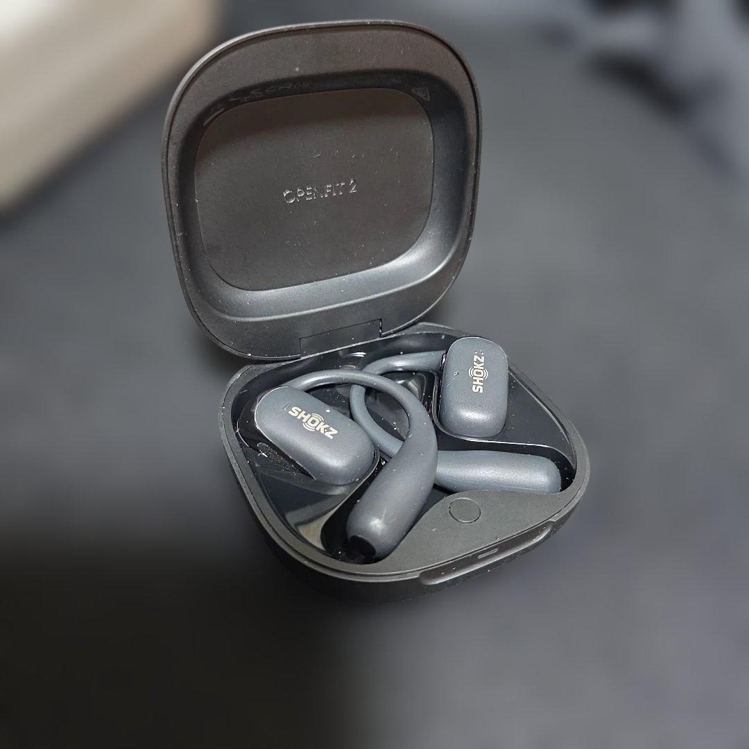 25年7月購入 SHOKZ OPENFIT 2 ワイヤレスイヤホン ブラック