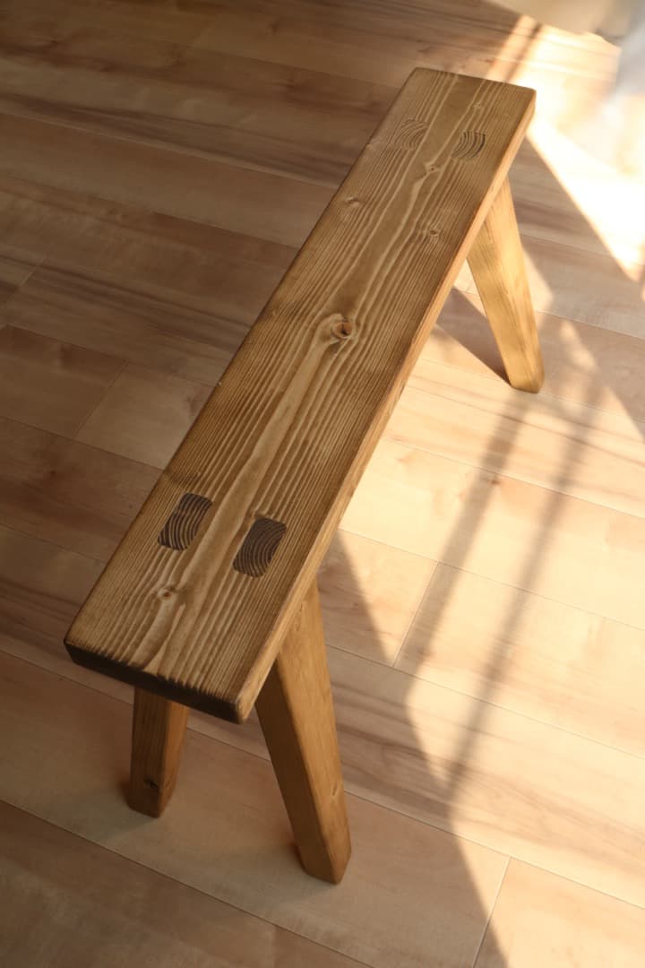 ソファ・ベンチ WHITE_WOOD_BENCH #4