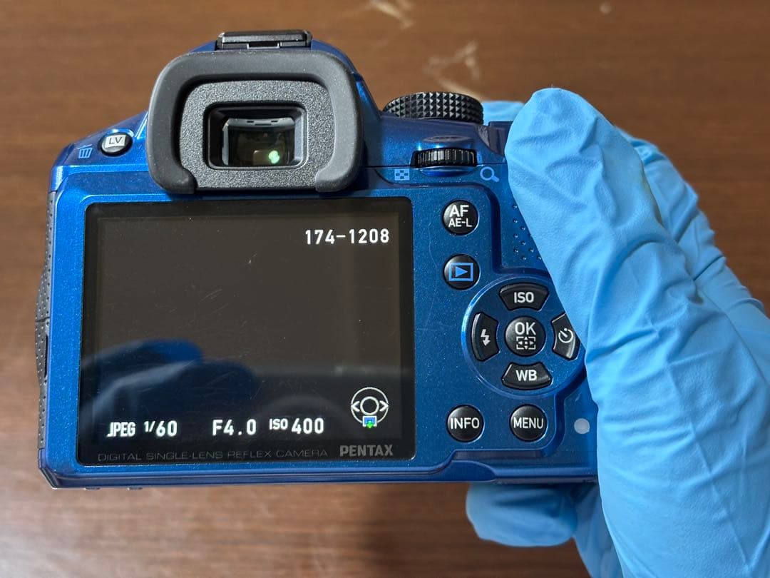 PENTAX K-30 ブルー レンズキット 黒死病 ジャンク