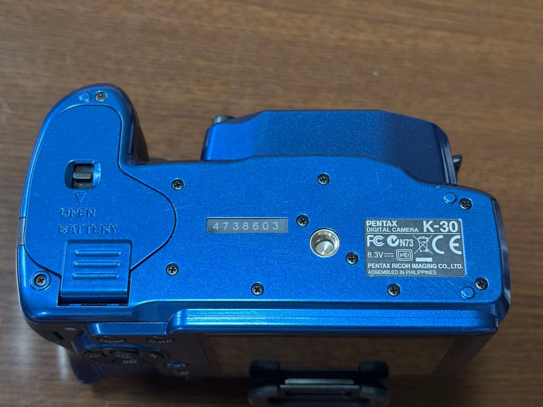 PENTAX K-30 ブルー レンズキット 黒死病 ジャンク