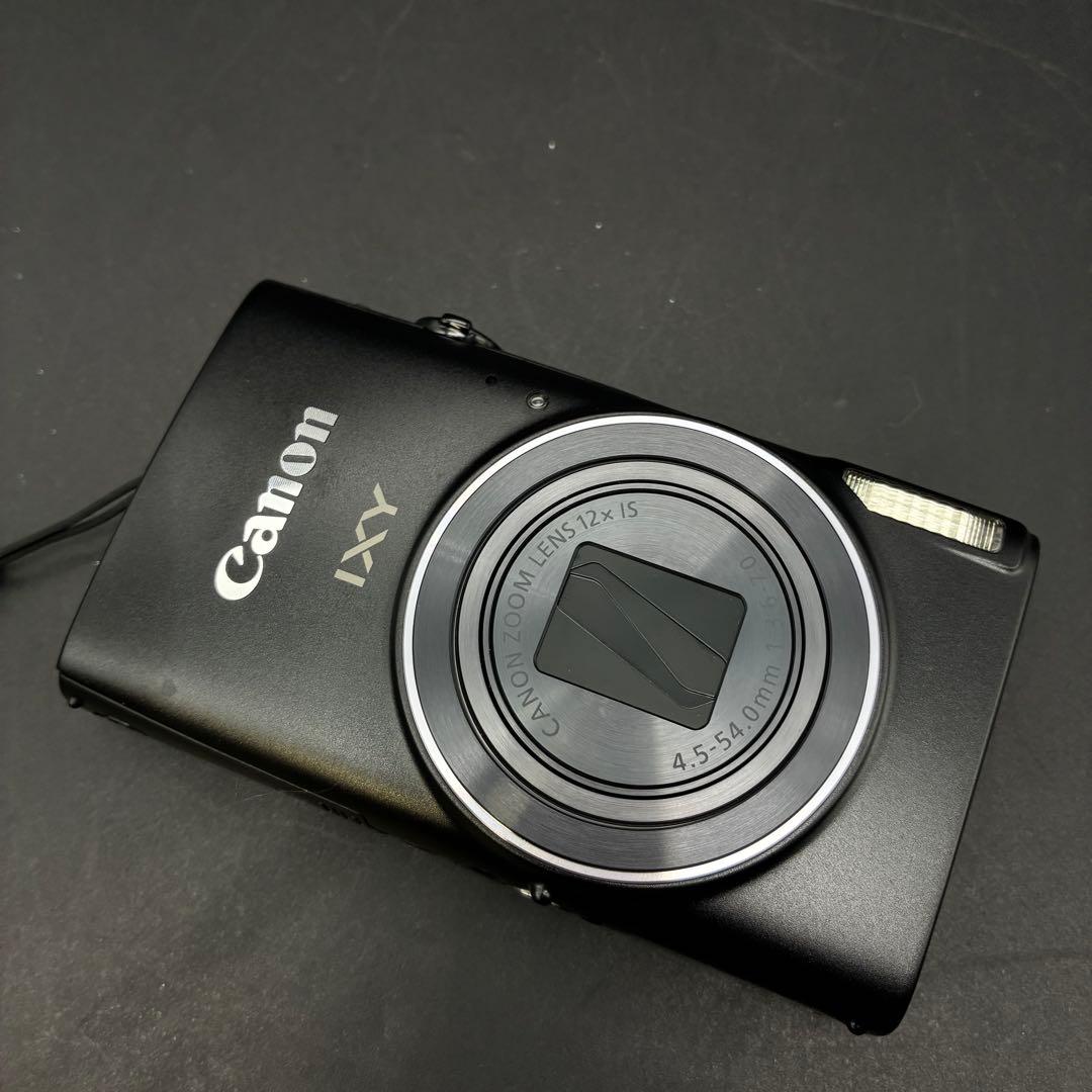 【美品・箱付き】 Canon IXY 640 ブラック　コンパクトデジタルカメラ