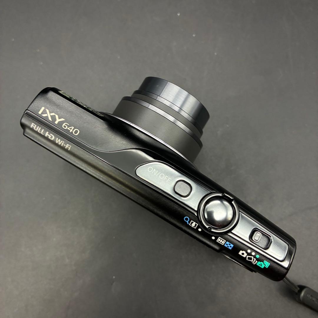 【美品・箱付き】 Canon IXY 640 ブラック　コンパクトデジタルカメラ