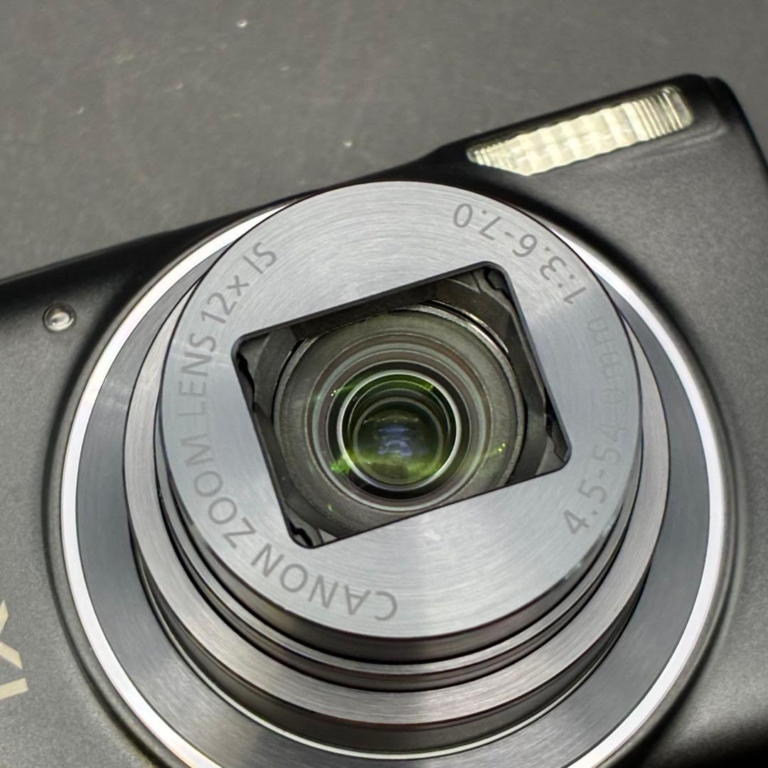 【美品・箱付き】 Canon IXY 640 ブラック　コンパクトデジタルカメラ