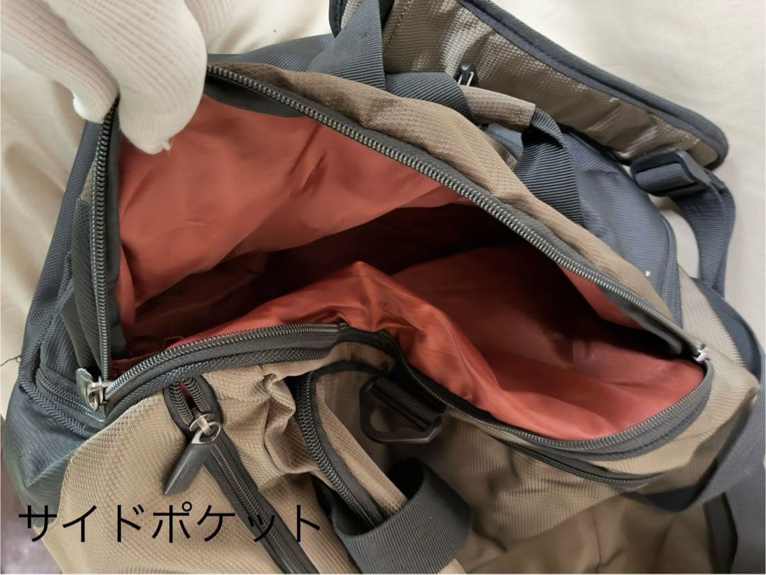 samsoniteキャスター付きボストンバッグ ブラック/グレー