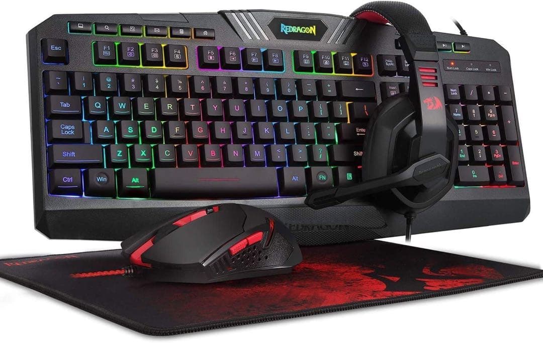 Redragon ゲーミングキーボード・マウス・ヘッドセットセット