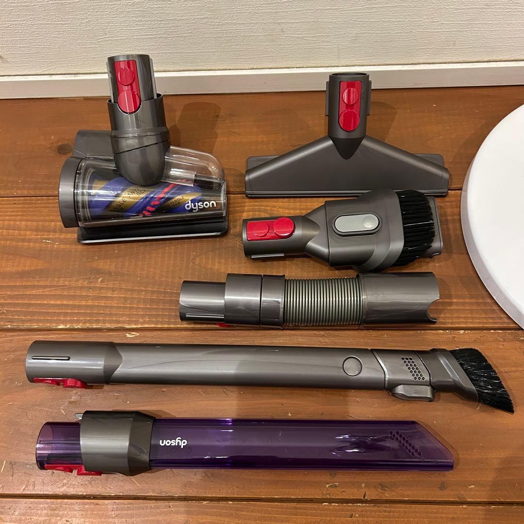 Dyson v12 detect slim 純正スタンド付 バッテリー良好