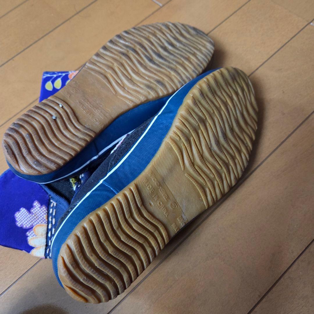 和風ハンドメイド地下足袋22.5cm