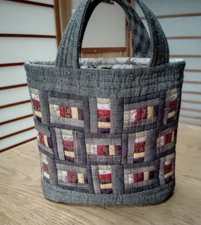 パッチワーク ハンドメイド トートバッグ