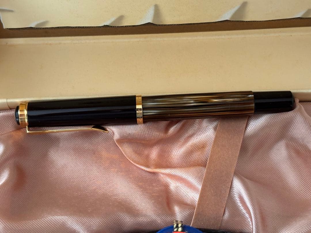 Pelikan万年筆 ♯500 茶縞 Ｍ