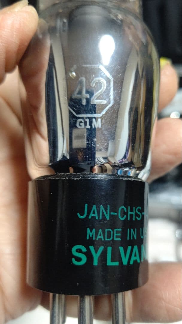 SYLVANIA 真空管 42 JAN-CHS-42 ２本