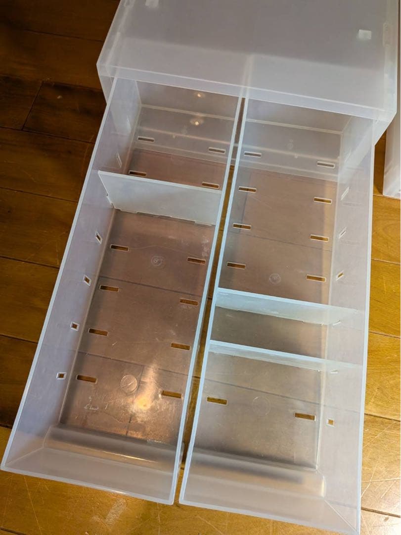 ■送料込■無印良品 MUJI 再生ポリプロピレン入りファイルボックス 引出 収納