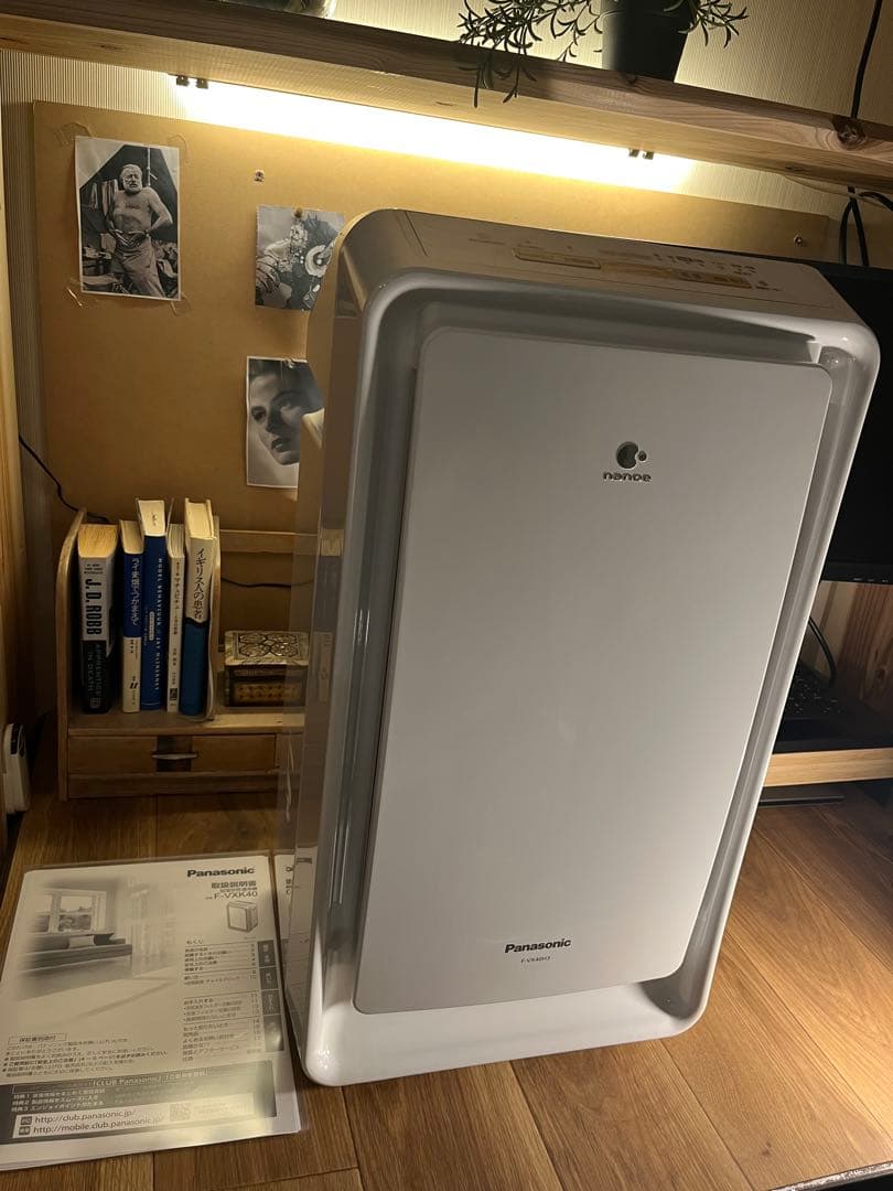 美品【Panasonic】nanoe（ナノイー）搭載、加湿空気清浄機、花粉対策！