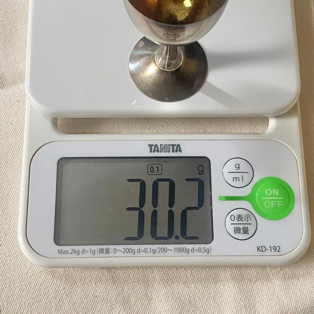 限定出品　純銀　シルバー　30.2g　ゴブレット　杯　銀杯