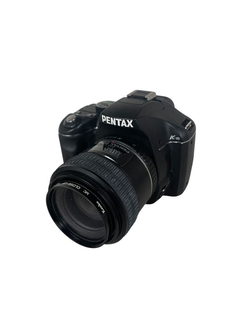 美品 PENTAX K-m デジタル一眼レフカメラ レンズ3個付き 充電機あり