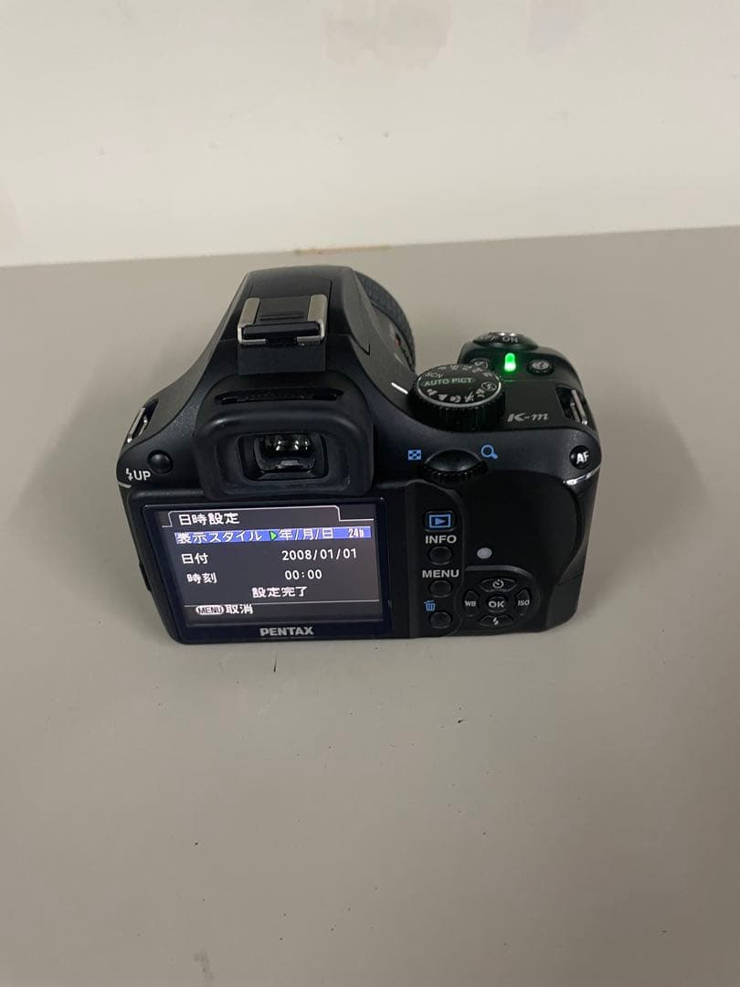 美品 PENTAX K-m デジタル一眼レフカメラ レンズ3個付き 充電機あり
