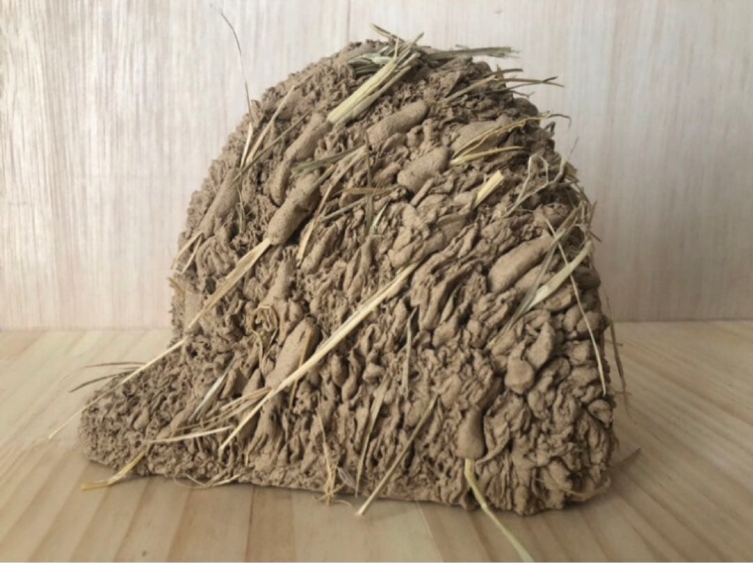 ツバメの人工巣　壁付け用タイプ板貼り付き　新品・未使用品　　26-g-3