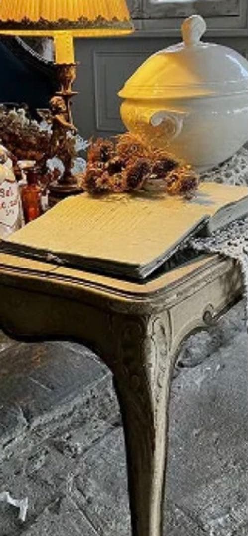 〜❤︎ 1900年代 フランスアンティーク家具 ロカイユ彫刻 ローテーブル 〜❤︎